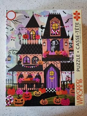🧩WerkShoppe Boohemian Mansion 1000 Piece Glitter Puzzle